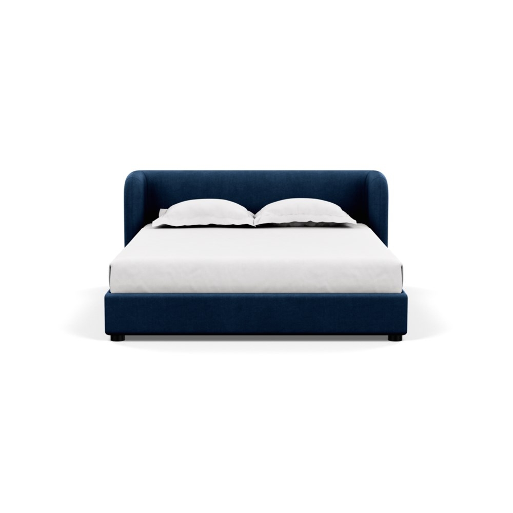 Heal's Group Bed King Capelo Linen-Cotton Ink Spot