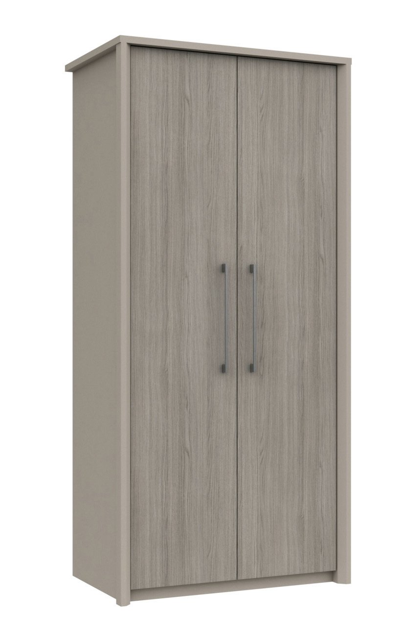 Lancaster 2 Door Wardrobe - Grey