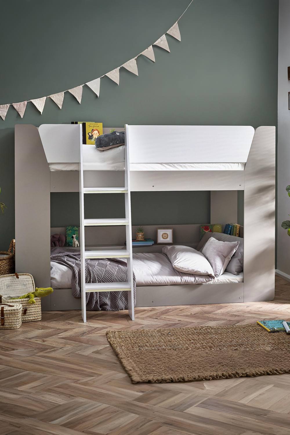Julian Bowen Parsec Bunk Bed in White