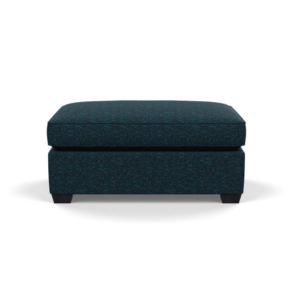 Heal's Torino Footstool Brecon Ink Black Feet