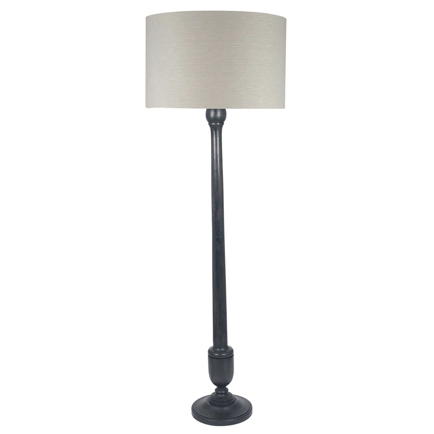 Dark Wood Floor Lamp | Barker & Stonehouse