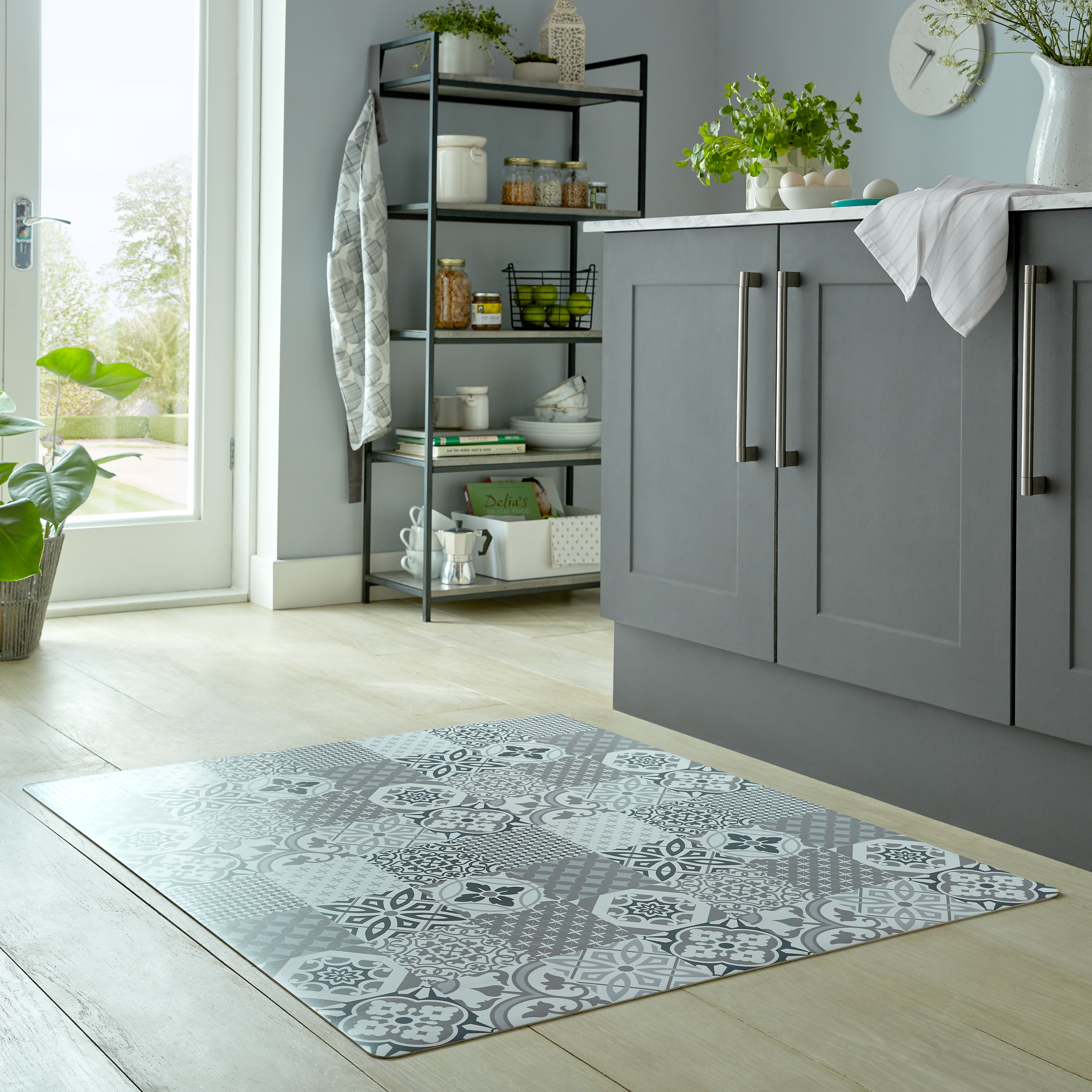 Purity Tile Vinyl Mat Grey