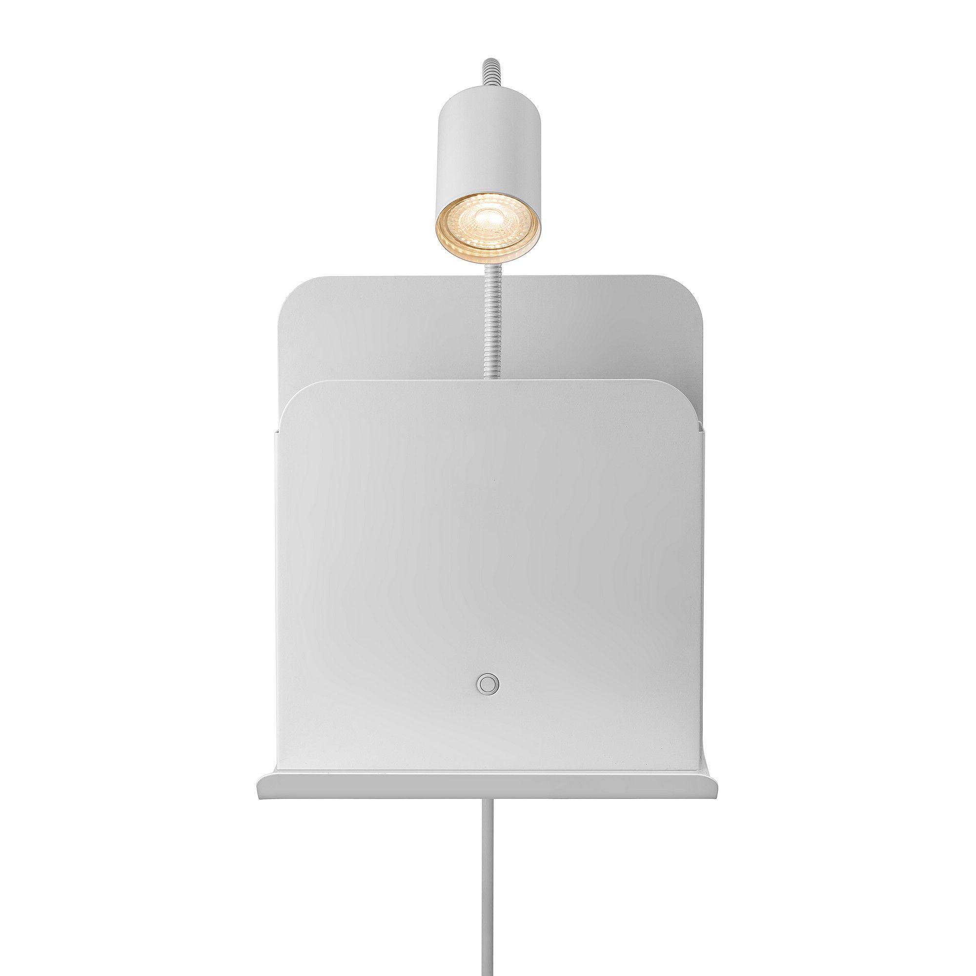Nordlux Modern Indoor Wall Light White Metal GU10 Shelf - No, IP20