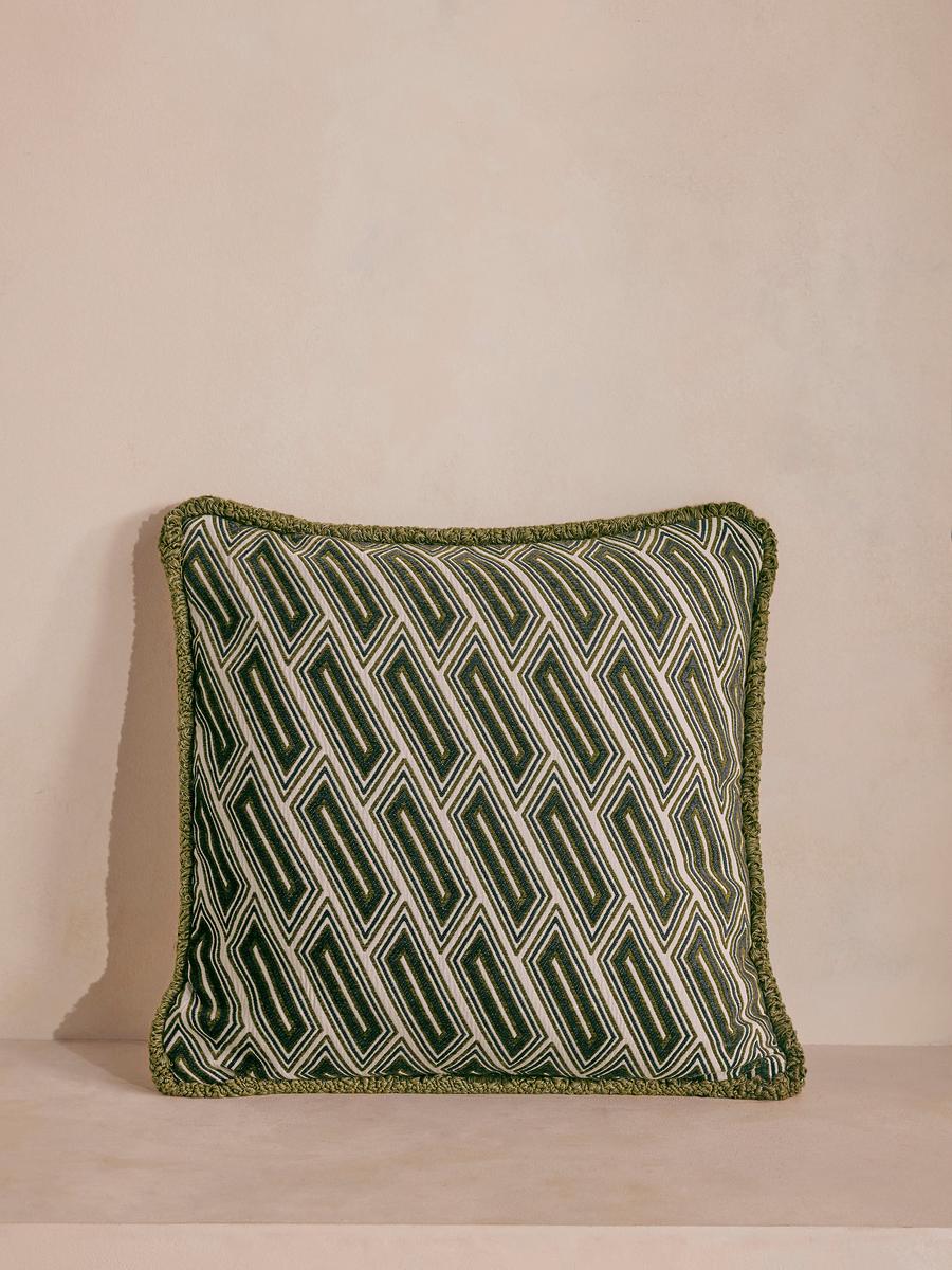 Vende Square Cushion, Olive