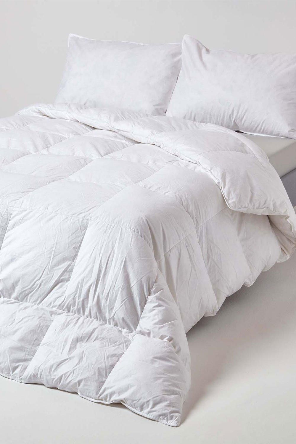 Homescapes Duck Feather & Down All Seasons Duvet in White