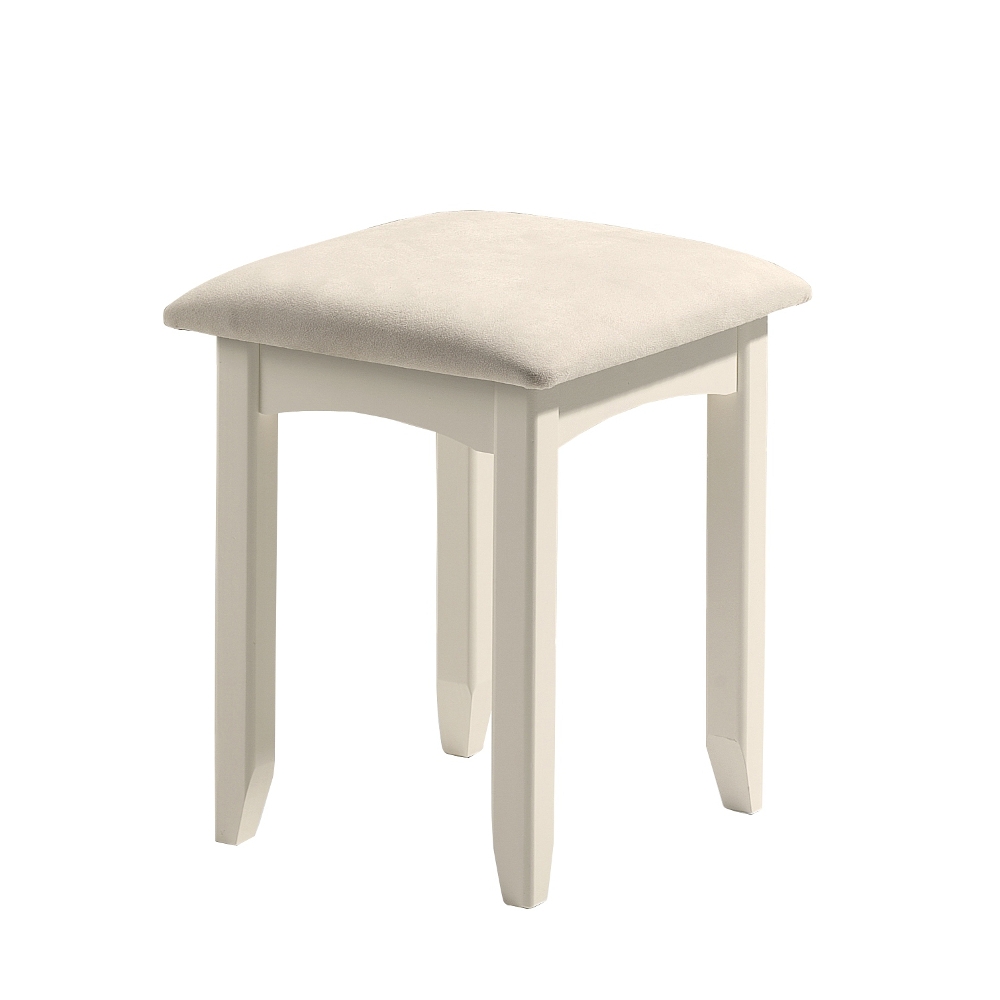 Cameo Stone White Dressing Stool