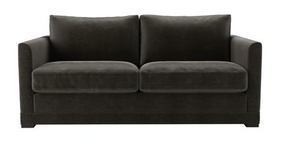 Aissa 2.5 Seat Sofa Bed in Elephant Cotton Matt Velvet - sofa.com