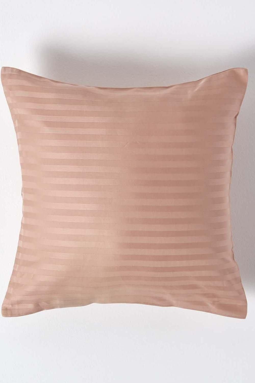 Homescapes Continental Egyptian Cotton Pillowcase 330 TC, 40 x 40 cm in Taupe