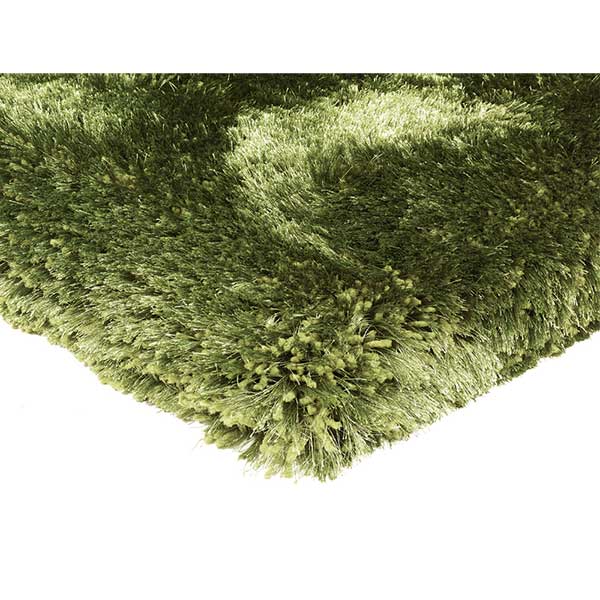 Plush Hand Woven Rug  Green