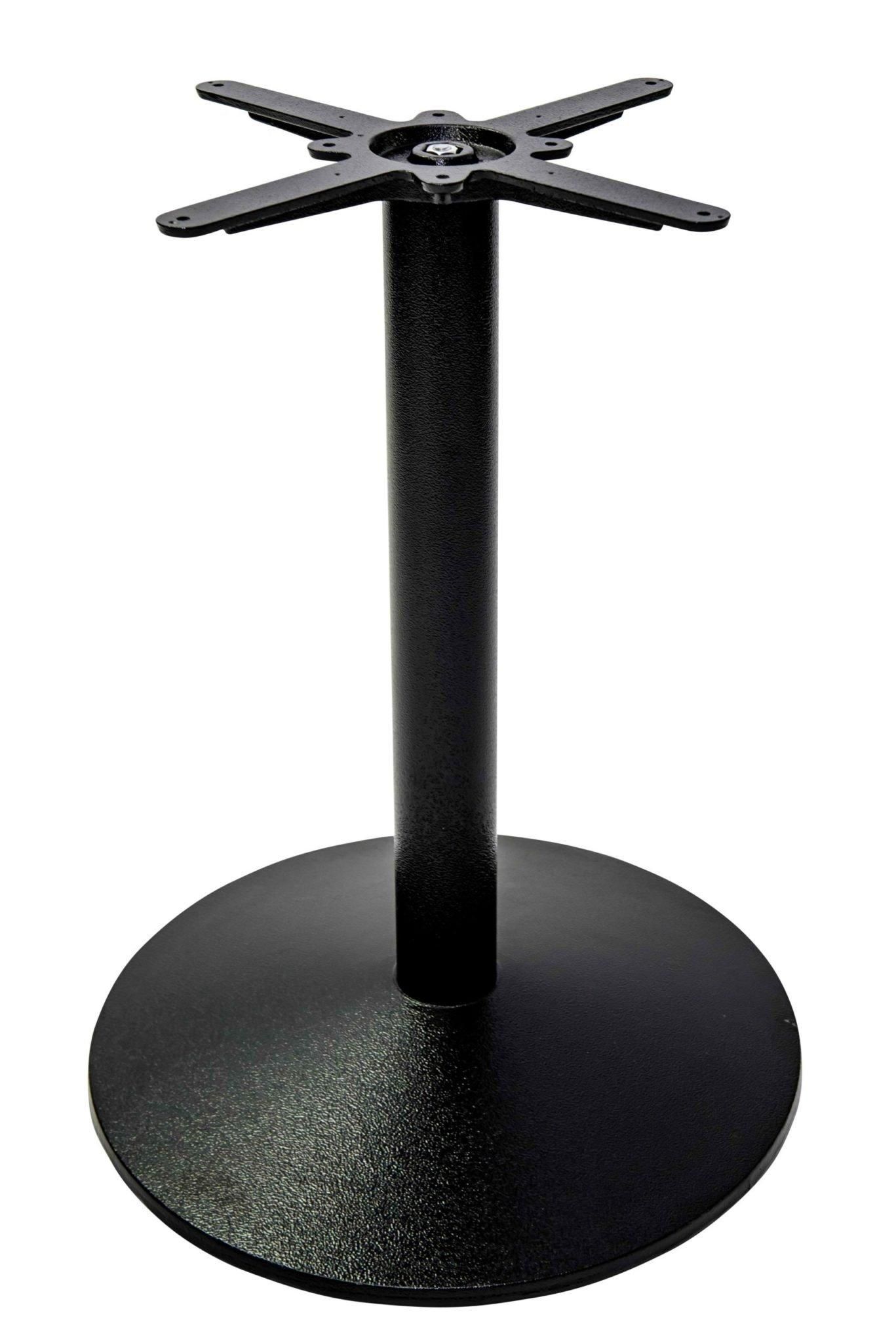 netfurniture Black Cast Iron Dome Table Base - Large - Height - 720 mm