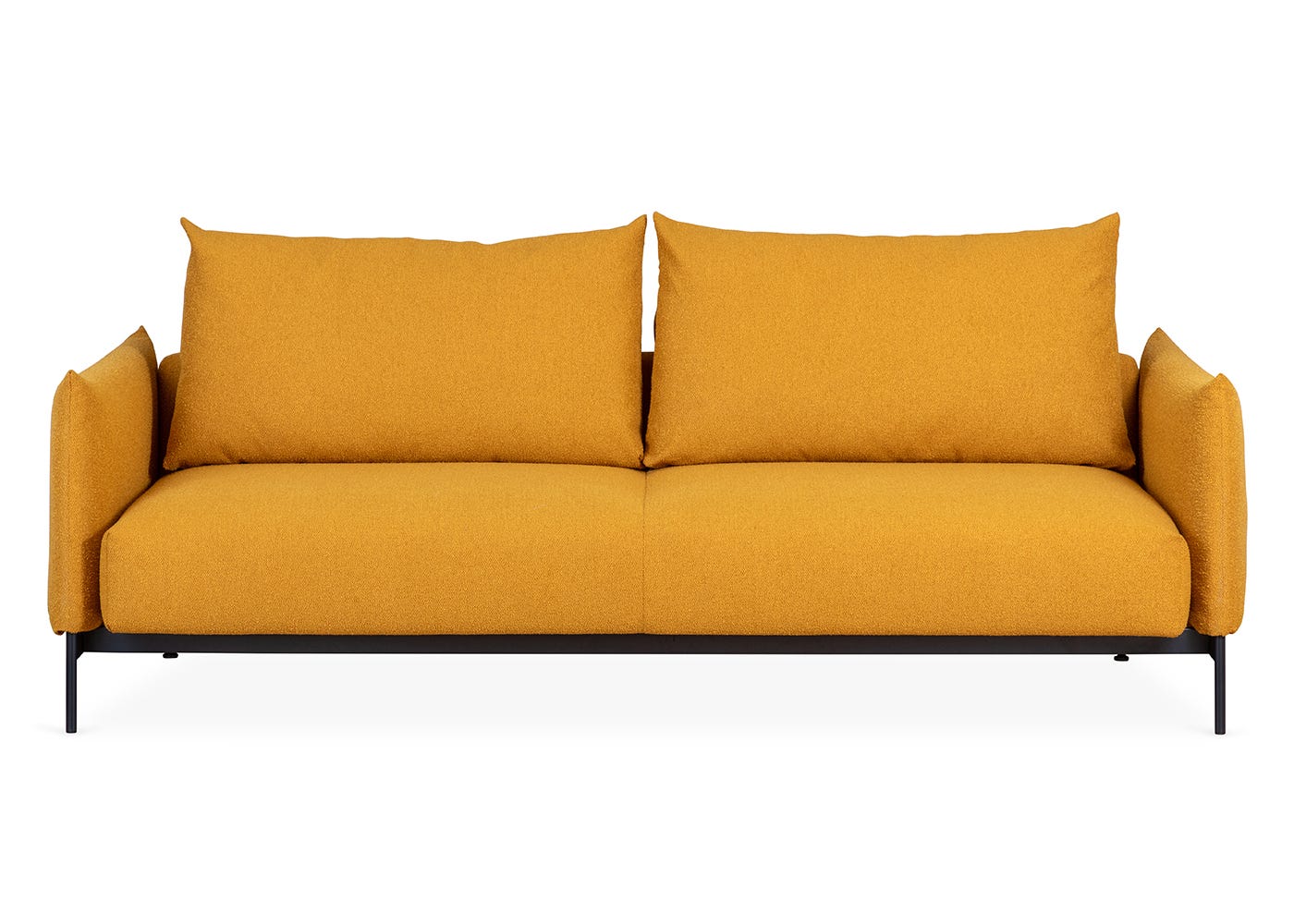 Heal's Otto Sofa Bed Boucle Ochre