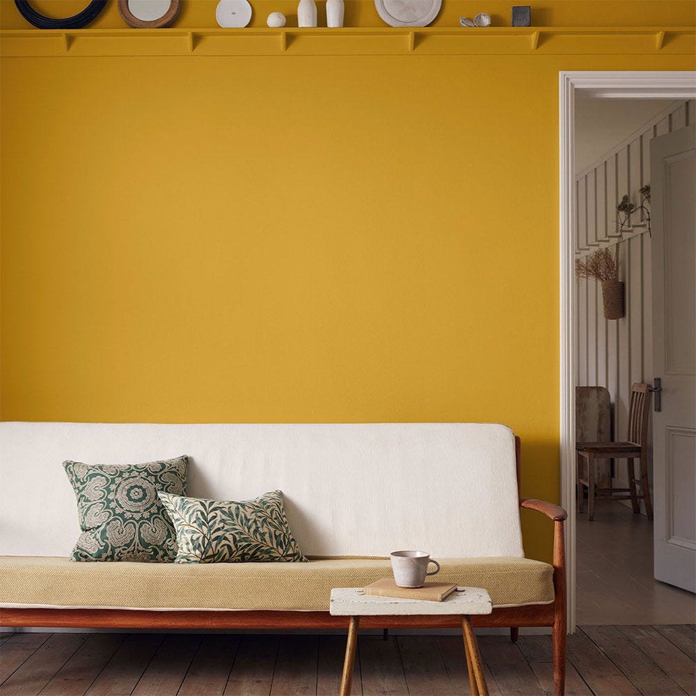 Chalky Matt Emulsion Sunflower Paint 2.5L 4