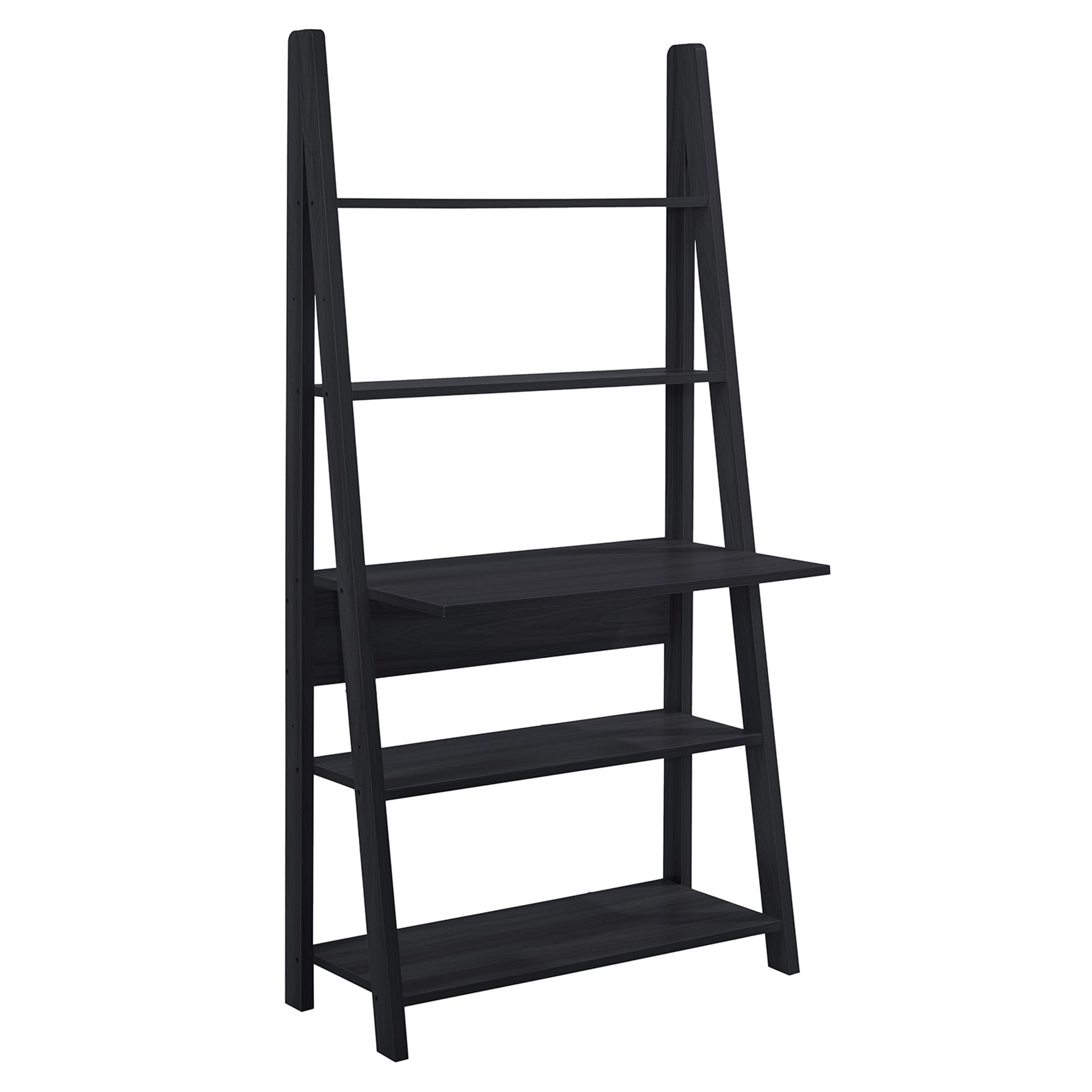 Tiva Black Ladder Desk