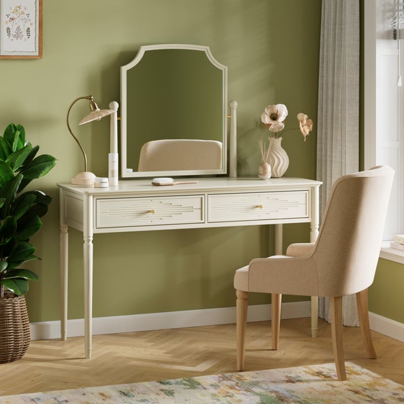 Ottilie 2 Drawer Dressing Table with Mirror
