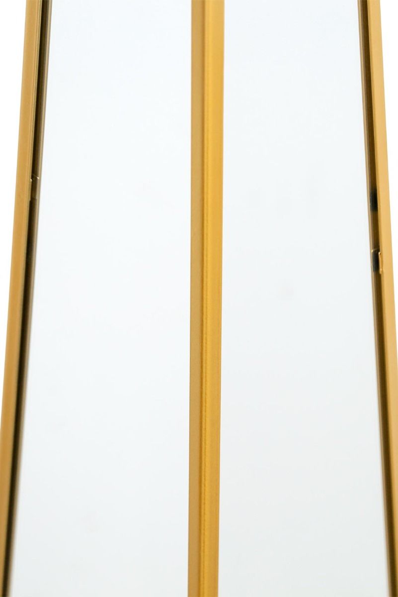 MirrorOutlet Gold Metal Edged Mirrored Ornament (100CM X 20CM X 20CM) 5