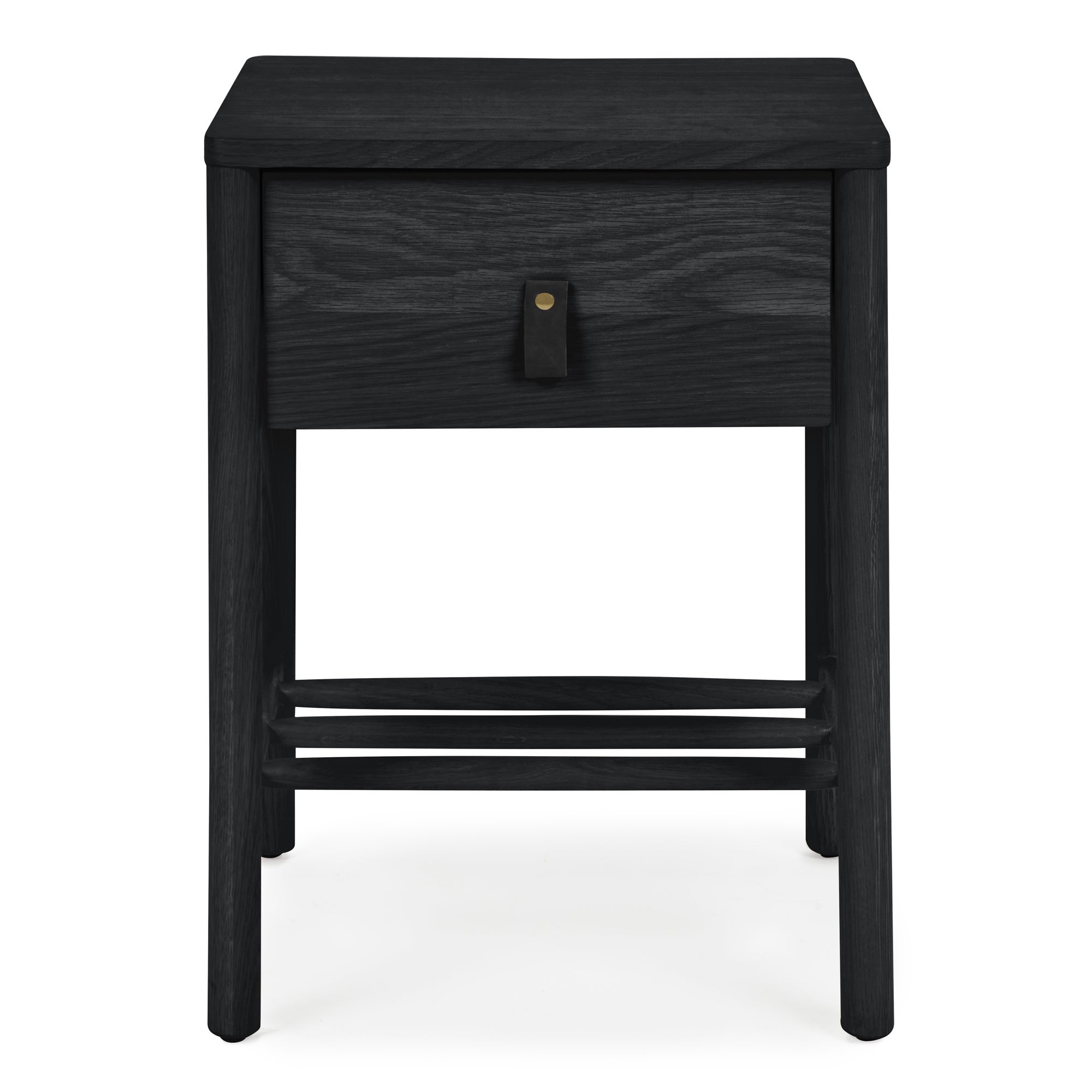 Henry Black Bedside Table Black