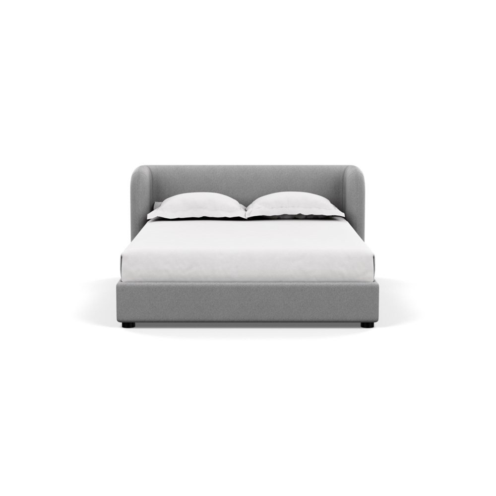 Heal's Group Bed Double Cotton Pewter