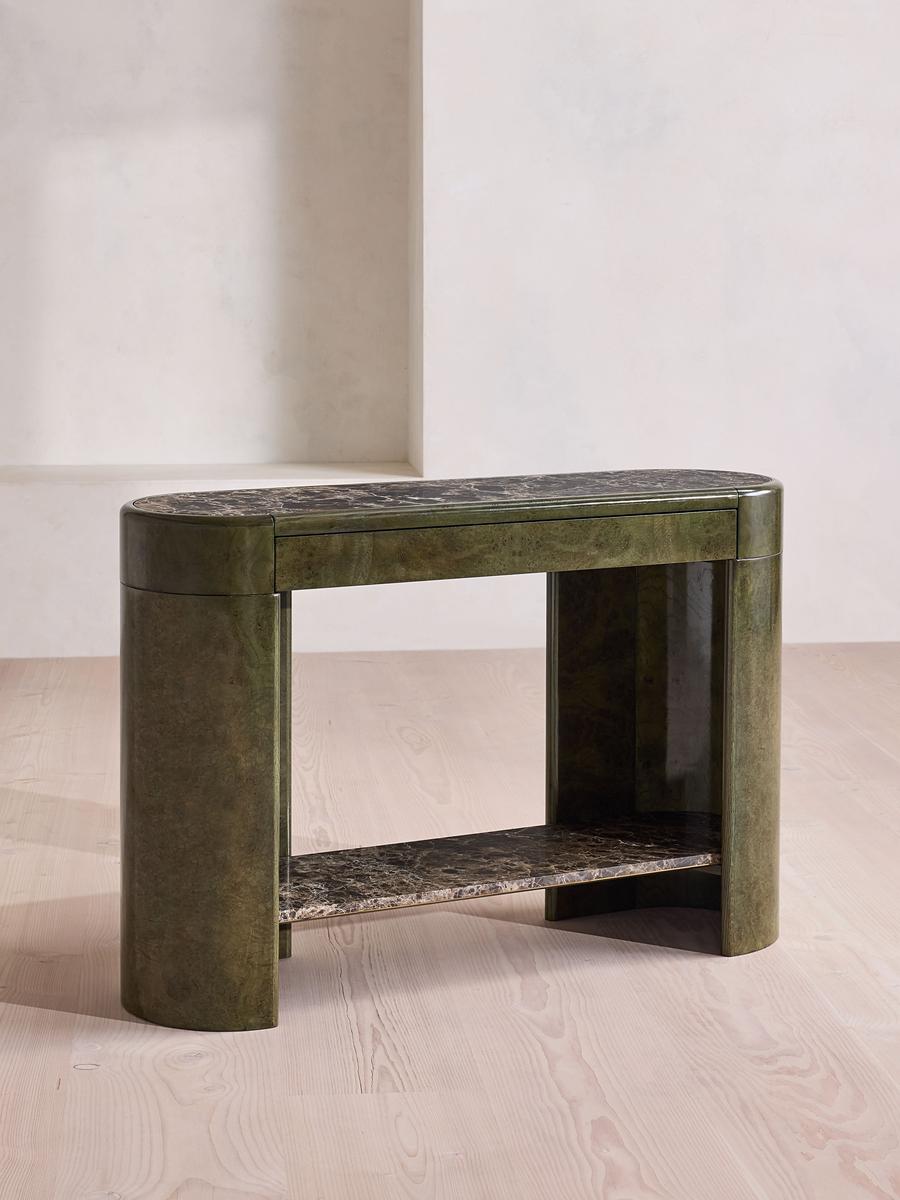Siya Console, Dark Emperador Marble