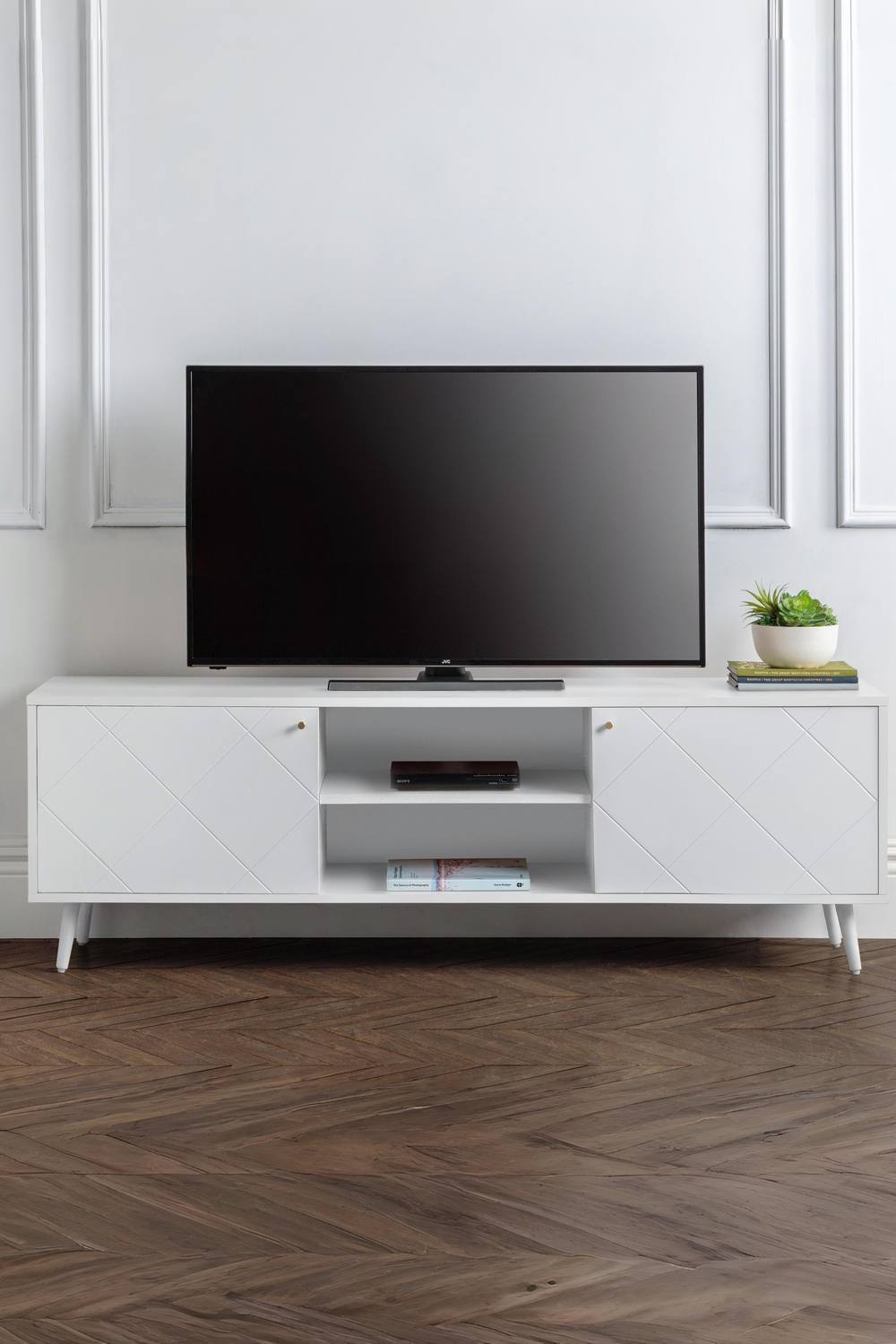 Julian Bowen Moritz TV Unit in White