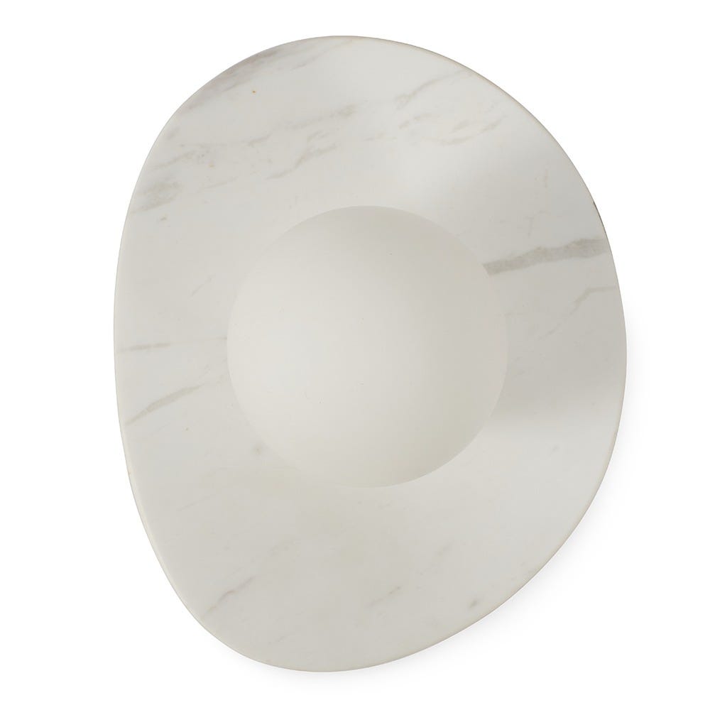 Heal's Element Wall Light White Marble IP44 2