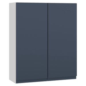 Wickes Lakemoor Navy Blue Slimline Depth Wall Unit - 600mm