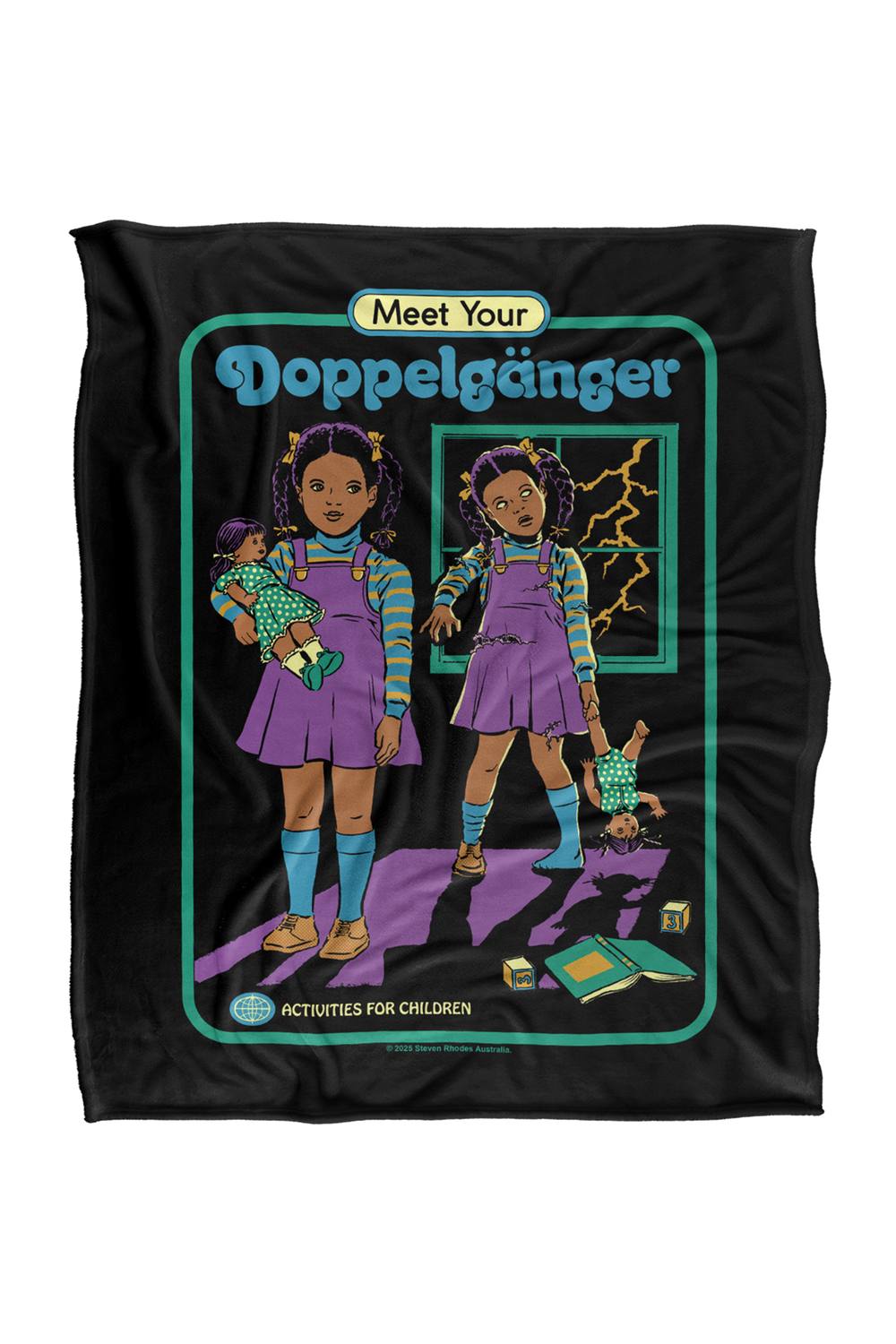 Steven Rhodes Meet Your Doppelganger Silky Super Soft Throw Blanket