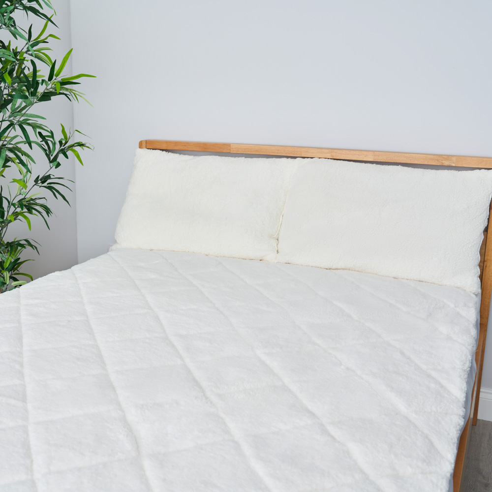 Teddy Bear Single Duvet, Cream
