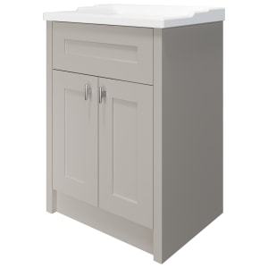 Wickes Hayman Matt Chashmere Traditional Freestanding Vanity Unit & Hayman Basin - 873 x 800mm