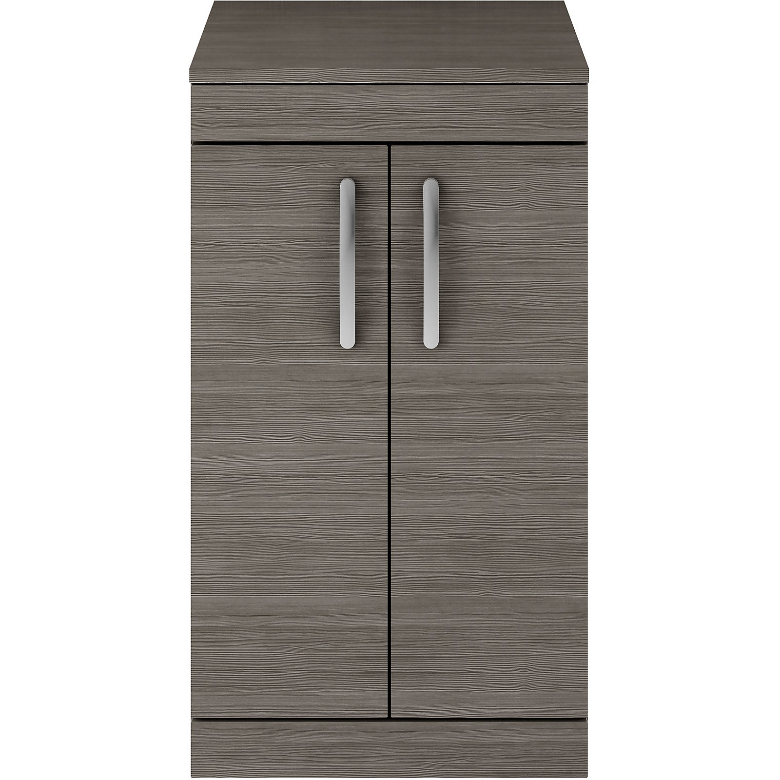 Balterley Rio 500mm Freestanding 2 Door Vanity With Worktop - Brown Grey Avola