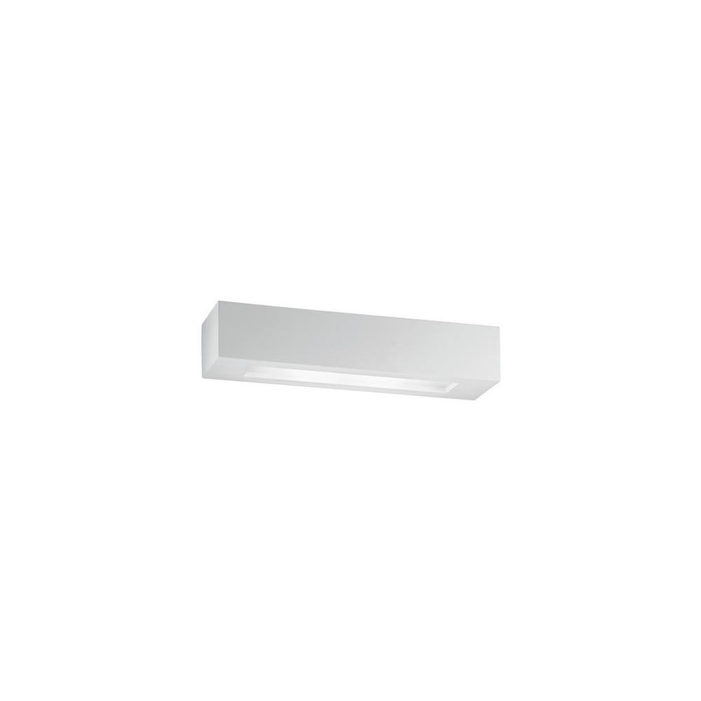 Netlighting CANDIDA 2 Light Plaster Wall Light White 36x9x7cm