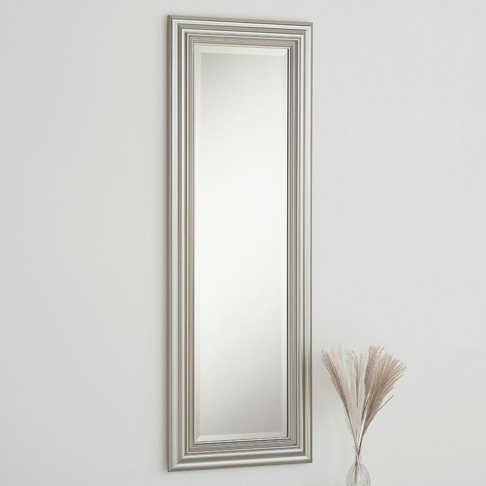 Yearn Mirrors Silvery Champagne dressing Mirror 128.5x44.5cm in Silver
