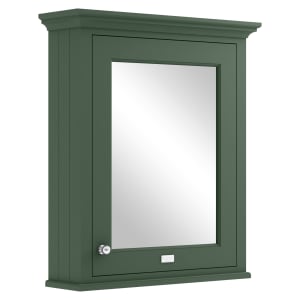 Bayswater Hunter Green Bathroom Mirror Cabinet - 600mm
