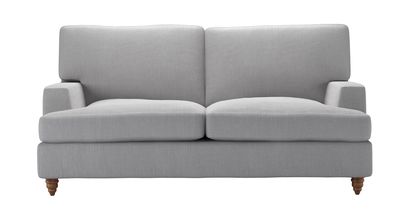 Isla 2 Seat Sofabed in Cobble Brushed Linen Cotton - sofa.com