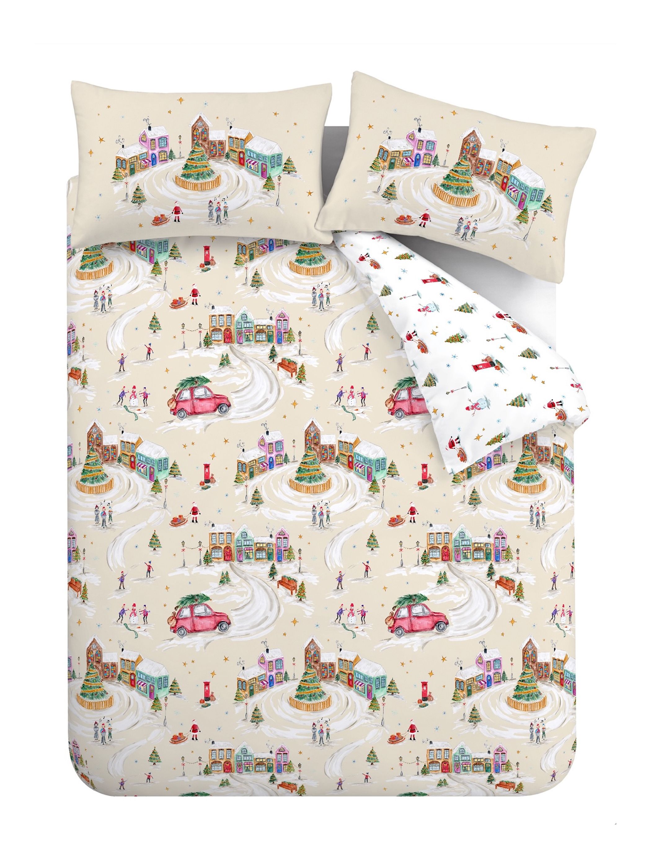 Catherine Lansfield 'Christmas Town' Duvet Cover Set 5