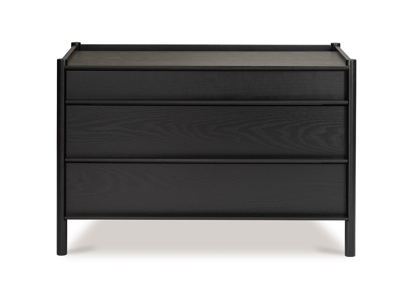 Case Pala 3 Drawers Chest Black Stain