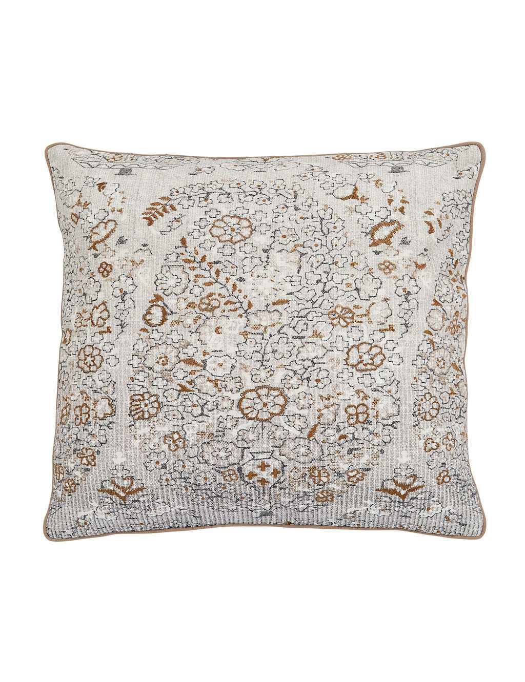 Bedeck of Belfast Alba/Maira Pure Cotton Cushion Cream Mix