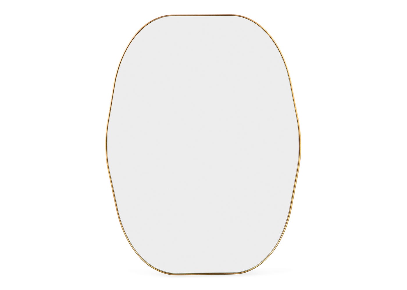 Heal's Fine Edge Dram Wall Mirror Gold 60 x 80cm