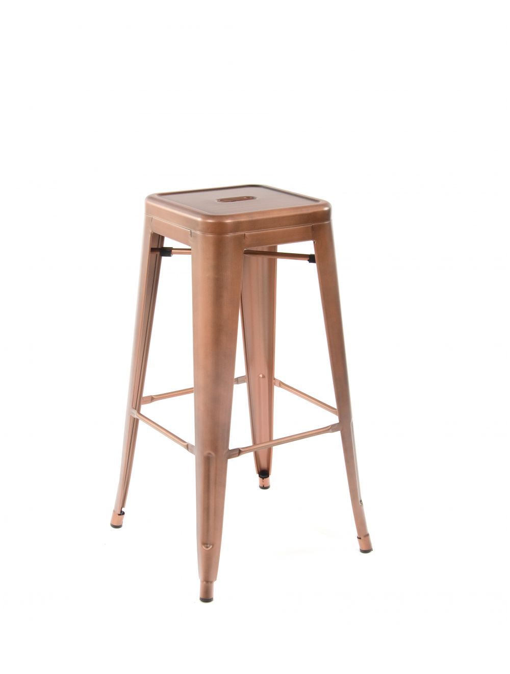 netfurniture Lyone High Stool Vintage Copper in Black