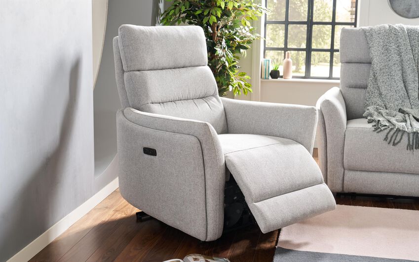 Fabric Cleveley Power Recliner Chair