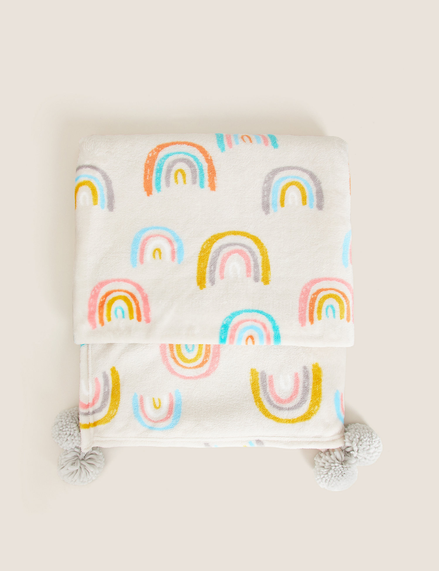 M&S Kids' Rainbow Throw