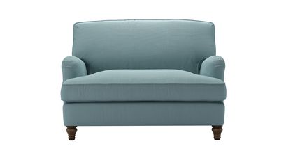 Bluebell Loveseat Sofabed in Lagoon Brushed Linen Cotton - sofa.com