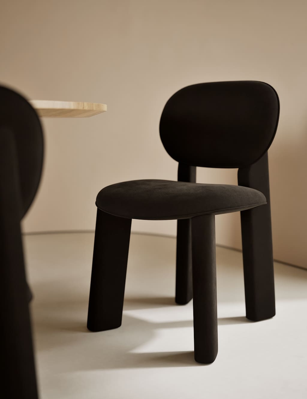 Gallery Direct Addy Velvet Dining Chair Charcoal