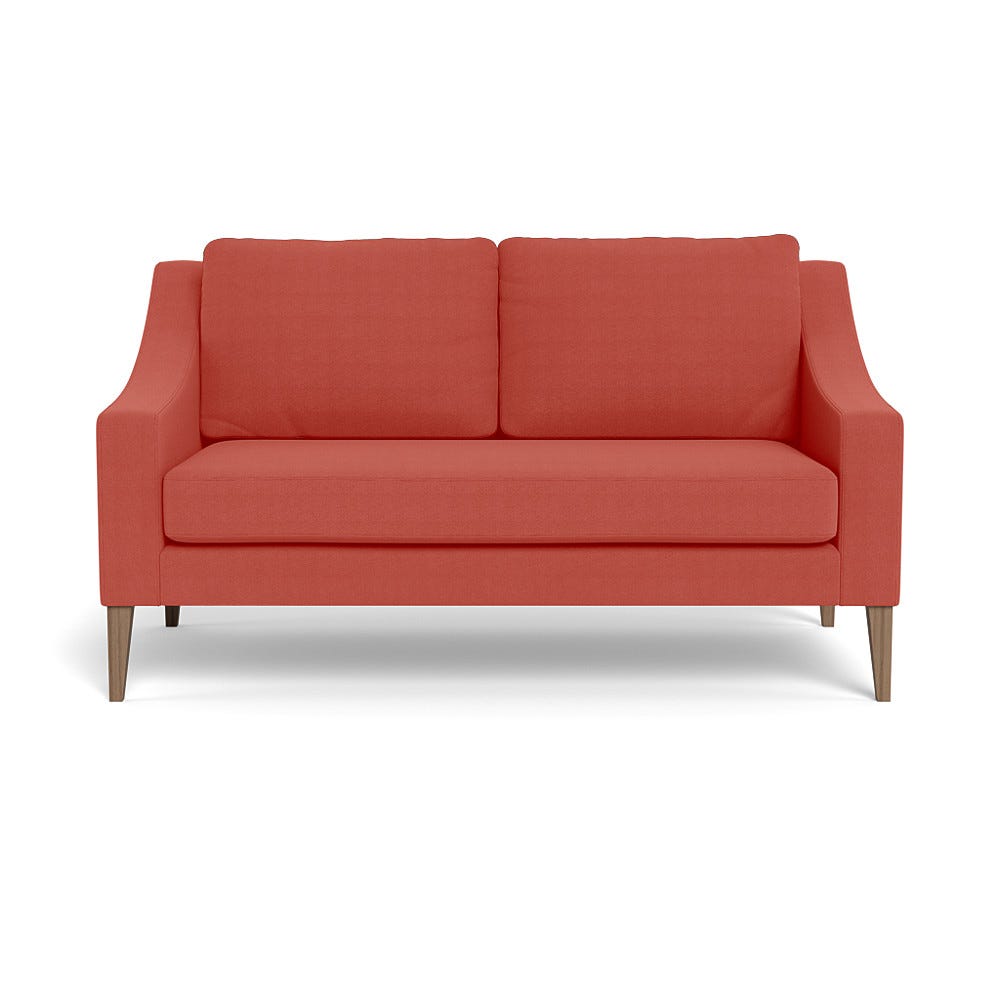 Heal's Richmond 2 Seater Sofa Linen Grenadine Tinted Ash Feet