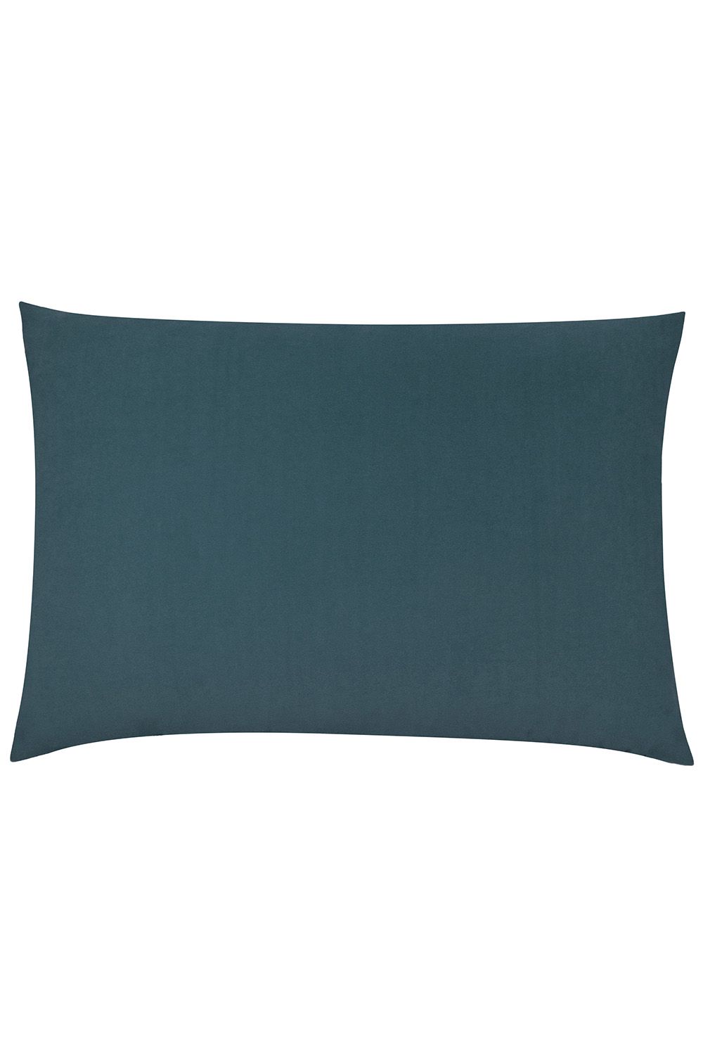 Furn Contra Soft Velvet Contrast Coloured Reverse Cushion in Dark Blue