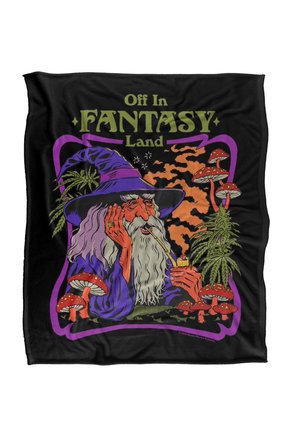 Steven Rhodes Fantasy Land Silky Touch Super Soft Throw Blanket