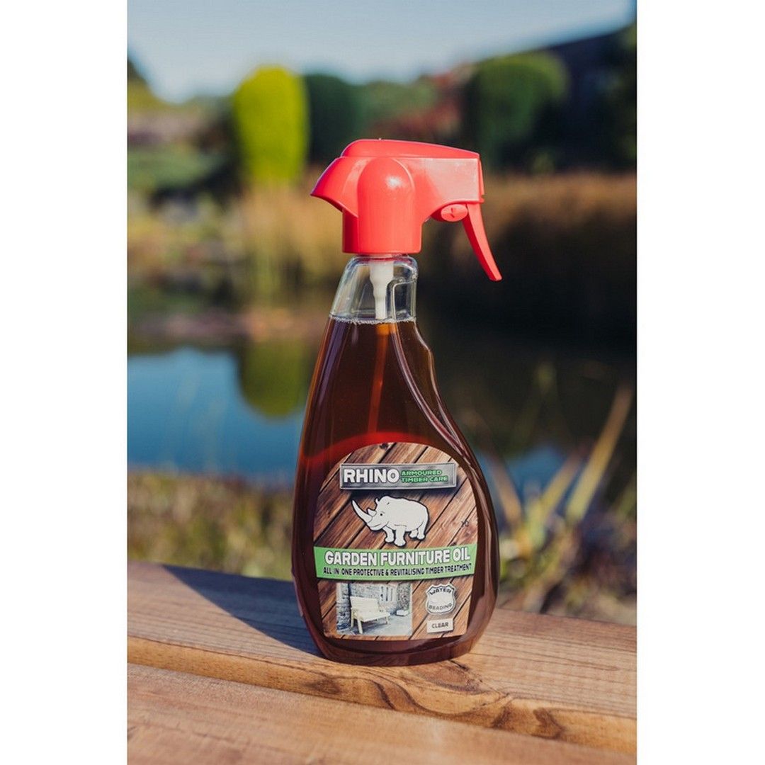Churnet Valley Garden Furniture Ltd Rhino Valley Garden Furniture Timber Care 500ml Spray - Brown in Wine