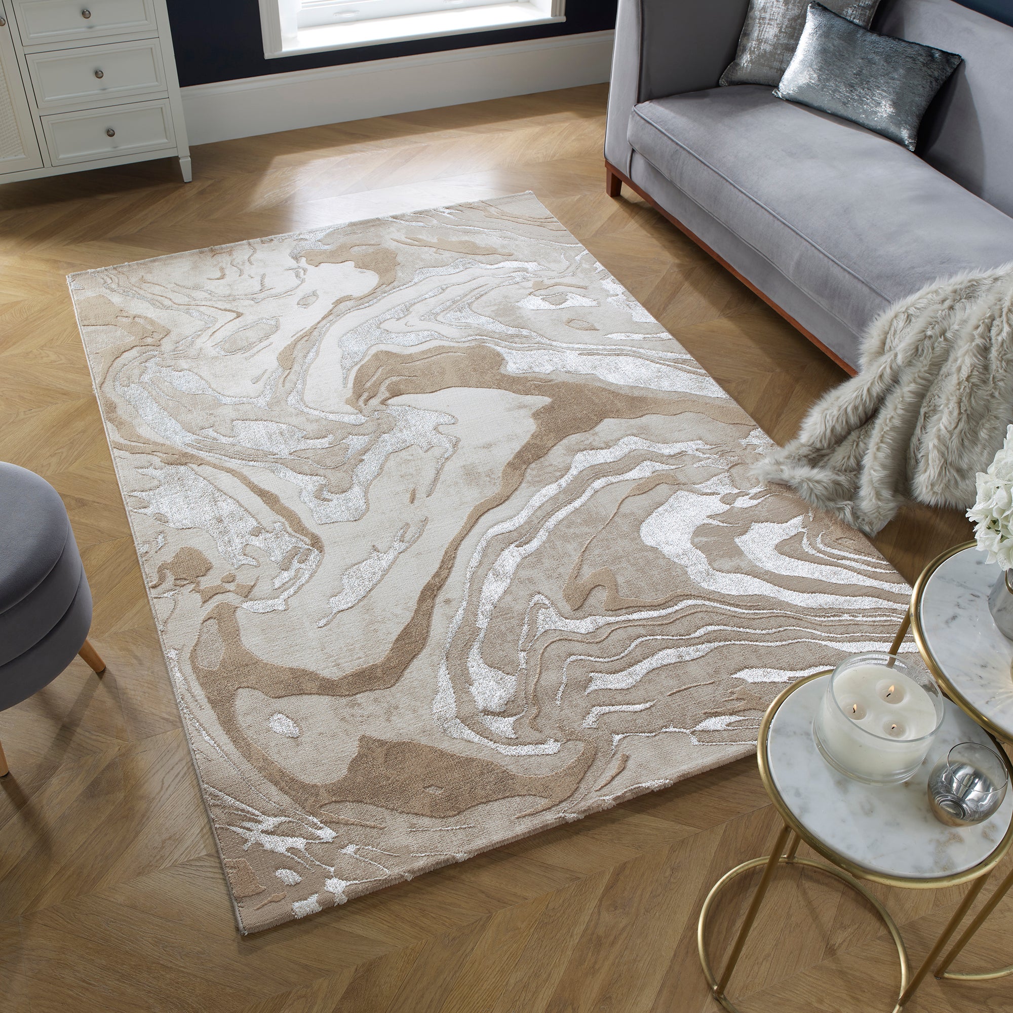 Marbled Rug