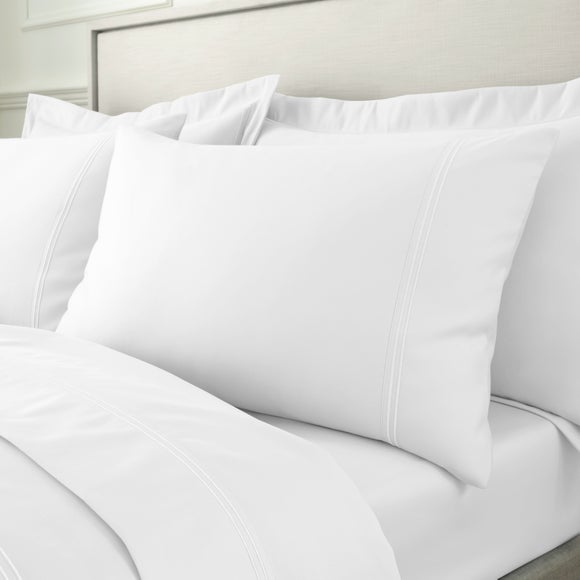 Dorma Egyptian Cotton Sateen 1200 Thread Count Standard Pillowcase
