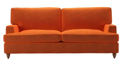 Isla 3 Seat Sofabed in Paprika Smart Velvet - sofa.com