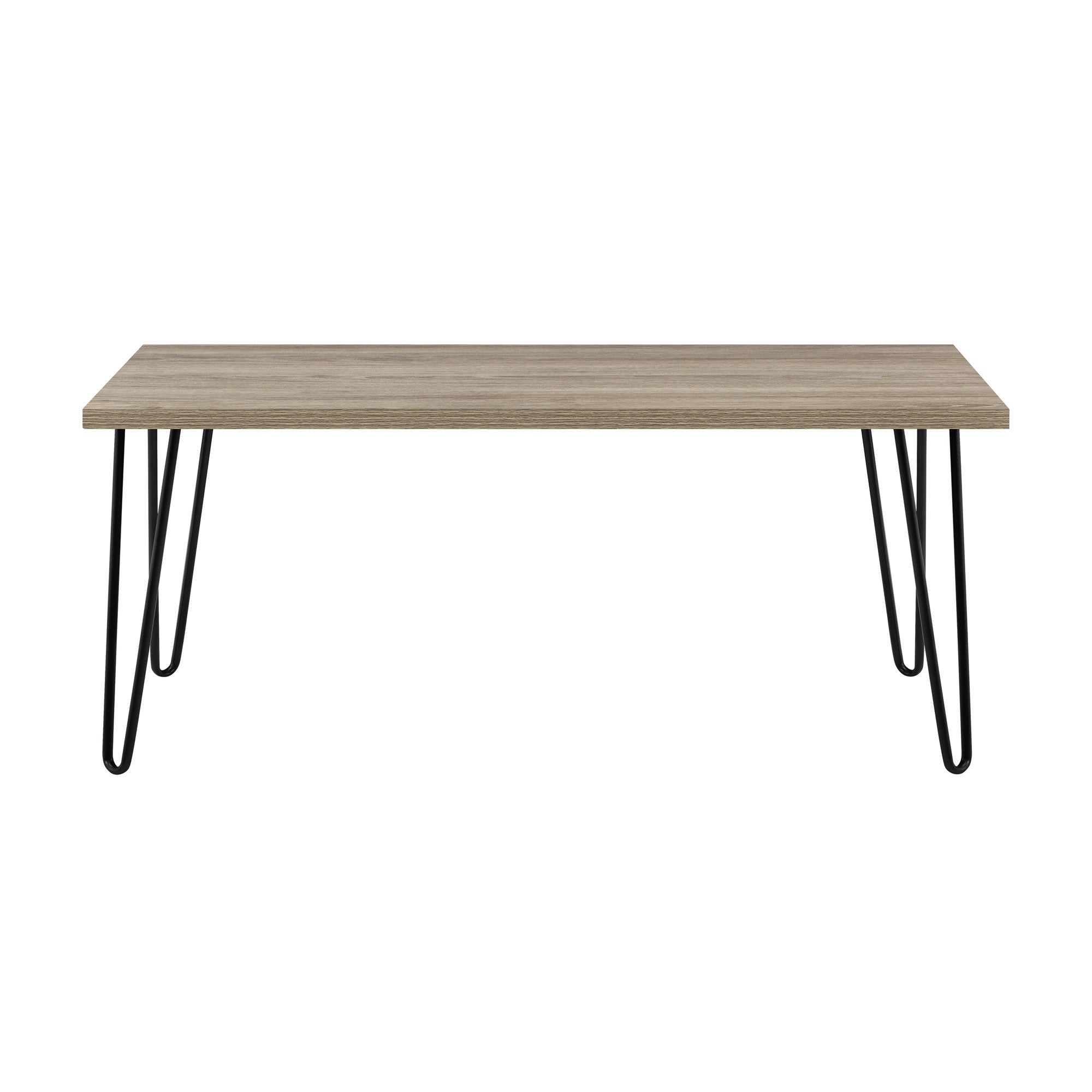 Owen Retro Hairpin Coffee Table Brown